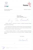 gratulacje od Wiceprezesa Rady Ministrów Janusza...