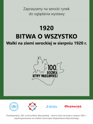 Plakat wystawy outdoorowej dot rocznicy Bitwy Warszawskiej...