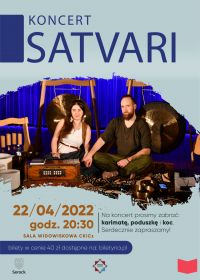 Koncert SATVARI - plakat