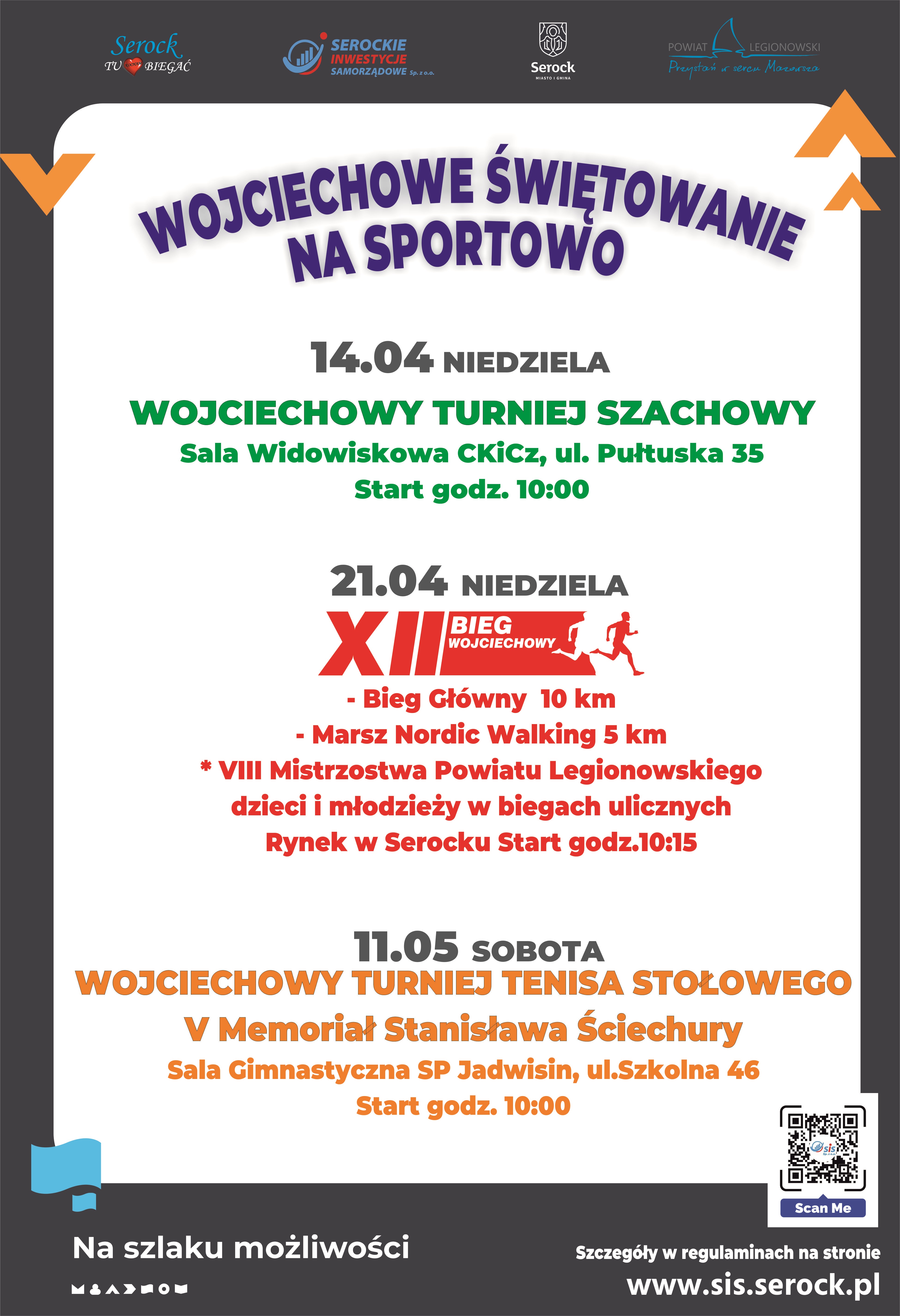 Wojciechowe świętowanie na sportowo - Wojciechowy turniej tenisa stołowego