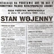 "Niedziela bez teleranka" -32. rocznica wprowadzenia stanu wojennego