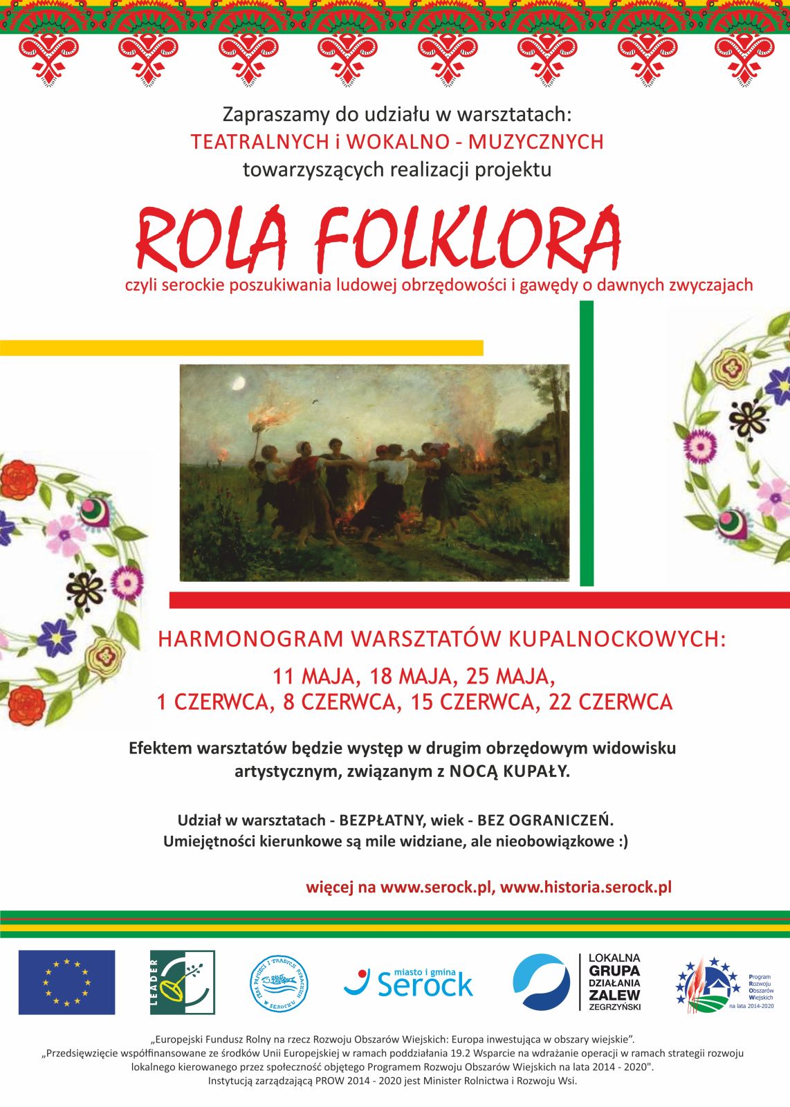Już niebawem kolejne warsztaty Roli Folklora!